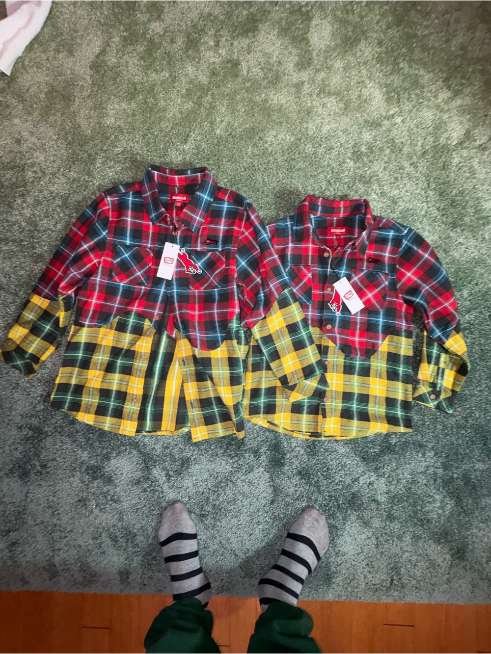 ICECREAM KIDS FLANNEL SET 7/8 9/10